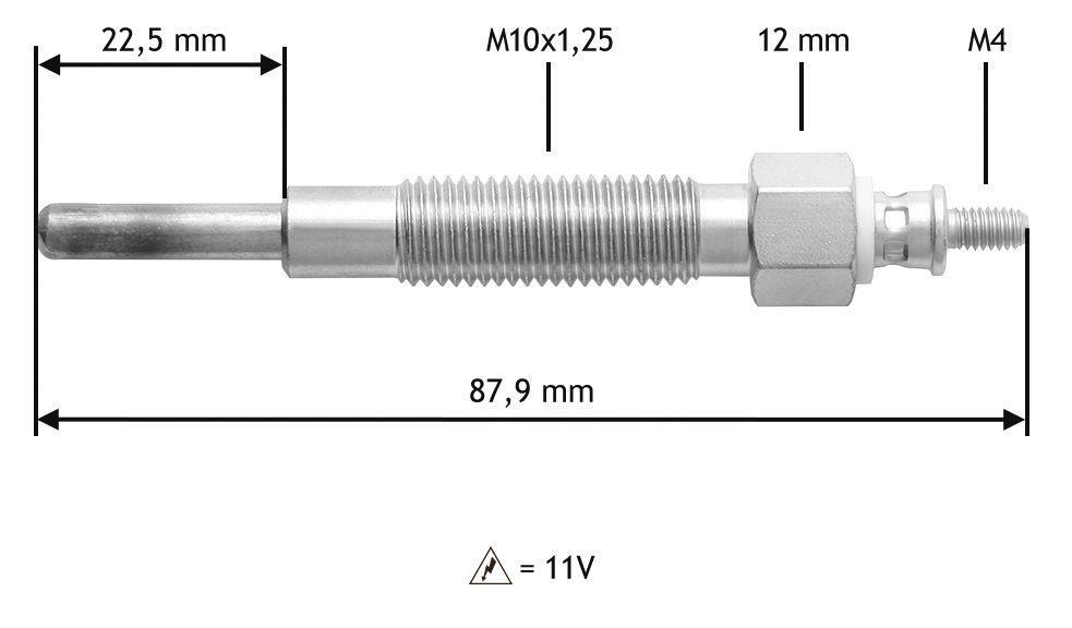 Bougie de préchauffage VALEO 345157
